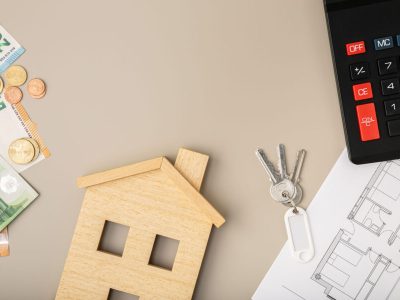 Buy or sell a house concept. Real estate market. Rental housing Buy or sell a house concept. Real estate market. Rental housing for rent. Home prices. Copy space. Top view